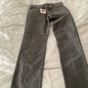 Neck & Neck new with tags gray corduroys size 8 fits best as 7/8